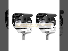 Longue durée de vie YAYE Motocycliste LED Feux de brouillard de conduite 60W Ambre Et Blanc projecteur lumières