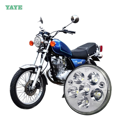 5.75 Inch GN125 Motorcycle Headlight High Low Beam and Blue DRL for Optimal Visibility