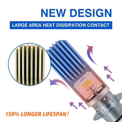CSP H4 HS1 BA20D H6 H6M Motorbike Led Bulbs 12W P15D Led Headlight Bulb