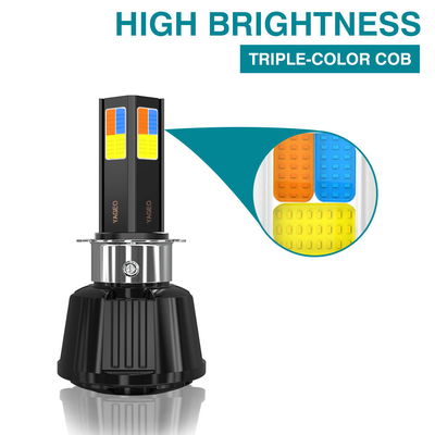 8V 12V 24V P15D H4 Ba20D HS1 H6 H6M LED Motorcycle Headlight Bulb with Hi/Lo Beam Flash
