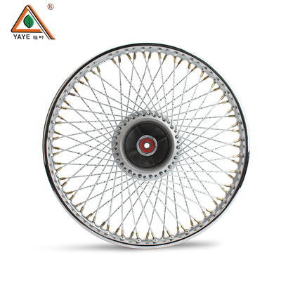 250 Spokes Rear WY125 ZJ125 Aluminium Motorcycle Rims With Drum Brake Hub