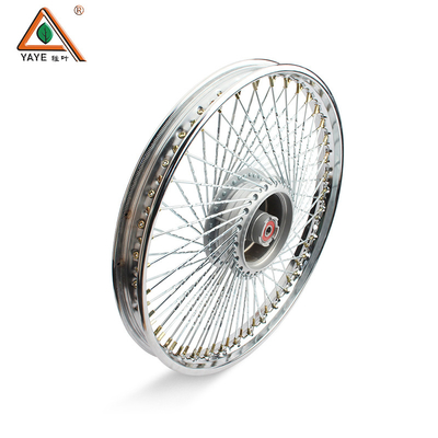 250 Spokes Rear WY125 ZJ125 Aluminium Motorcycle Rims With Drum Brake Hub