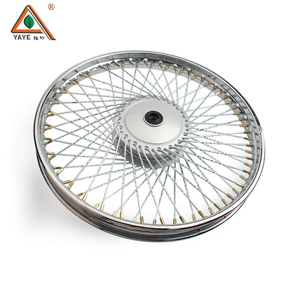250 Spokes Rear WY125 ZJ125 Aluminium Motorcycle Rims With Drum Brake Hub