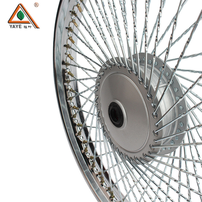 250 Spokes Rear WY125 ZJ125 Aluminium Motorcycle Rims With Drum Brake Hub