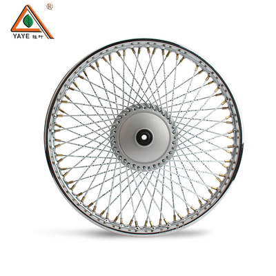 250 Spokes Rear WY125 ZJ125 Aluminium Motorcycle Rims With Drum Brake Hub