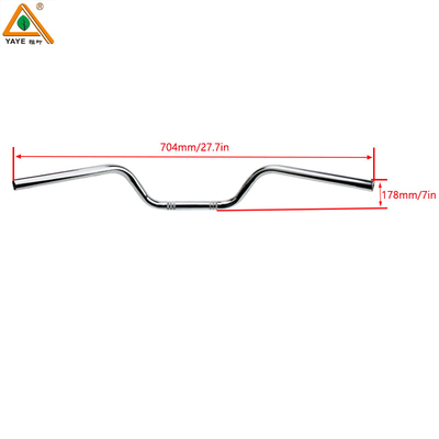 YAYE 22mm Handlebar For Motorcycle Antirust fine iron plating faucet handle bar with Modified Handlebar