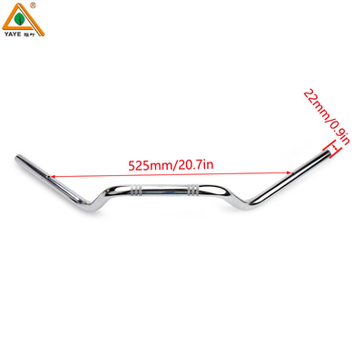 YAYE 22mm Handlebar For Motorcycle Antirust fine iron plating faucet handle bar with Modified Handlebar