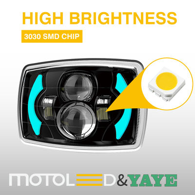 CD70 Motorcycle LED Headlight 12V 70cc with DRL White Blue Light