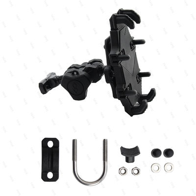Universal Motorcycle Phone Holder Shockproof 360 Rotating Waterproof  ABS Navigation Bracket Bike Phone Holder Accessory