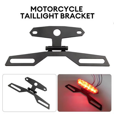 Motorcycle License Plate Frame Label Plate License Plate Bracket Light Tail Bracket  for Off-road ATV Bicycle Motorcycle