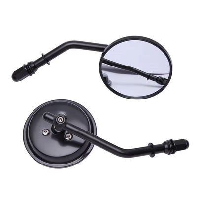 Long Pole Rearview Mirror Motorcycle Universal Retrofit Retro Round Mirror Motorcycle Rearview Mirror