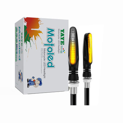 YAYE 12V 3 Color Water Lamp Motorcycle Turn Signal Indicators Tail Light