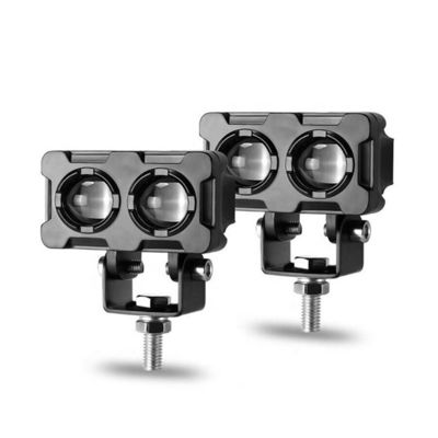 YAYE Motorcycle Lighting System Led Work Fog Lamp Spot Beam 30W Dual Color Motorcycle Headlight Fog Light Moto Accessories