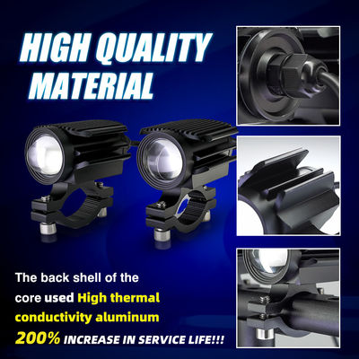 YAYE Exploradoras Para Moto Luces Led Mini Spot Light 16W 1600LM Amarillo Blanco AC DC 8V 80V