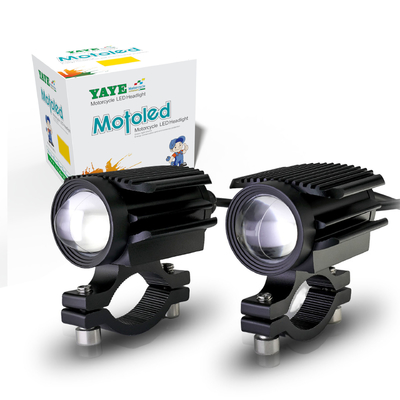 3570CSP YYFJD-JRY YAYE Motocycle LED Mini Spot Light 16W 1600LM AC DC 8V 80V Jaune Blanc
