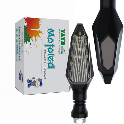 Universal étanche à l'eau à moto LED Tourner le signal de lumière avec des options de couleur lumineuse