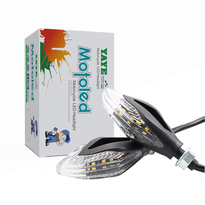 Lumière à LED de moto Flux d'eau Clignotant Indicateur clignotant avec lampe à eau