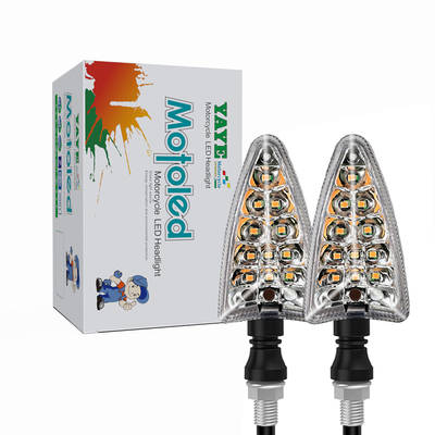 Lumières de virage LED pour moto universelles ABC PC par le système de lumière YAYE DC12V