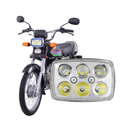 Phare LED de moto CD70 CG125 avec feux de jour et clignotants